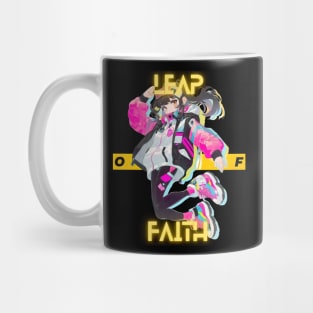 Leap of Faith (black) Mug